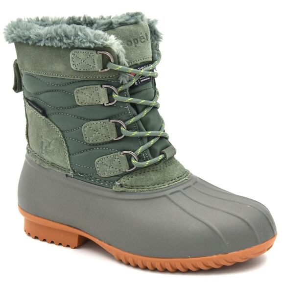 Propet Women's Ingrid Waterproof Winter Boot WBX072N Wild Thyme 8 XX Wide - Picture 1 of 7